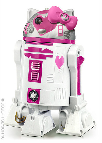 Holy Kaw! All the topics that interest us   R2D2 + Hello Kitty = H2K2 